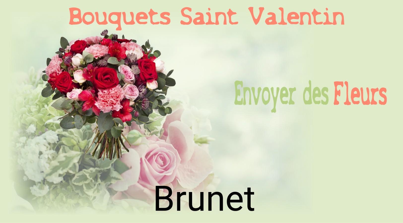 Roses de Saint-Valentin livrées à Brunet